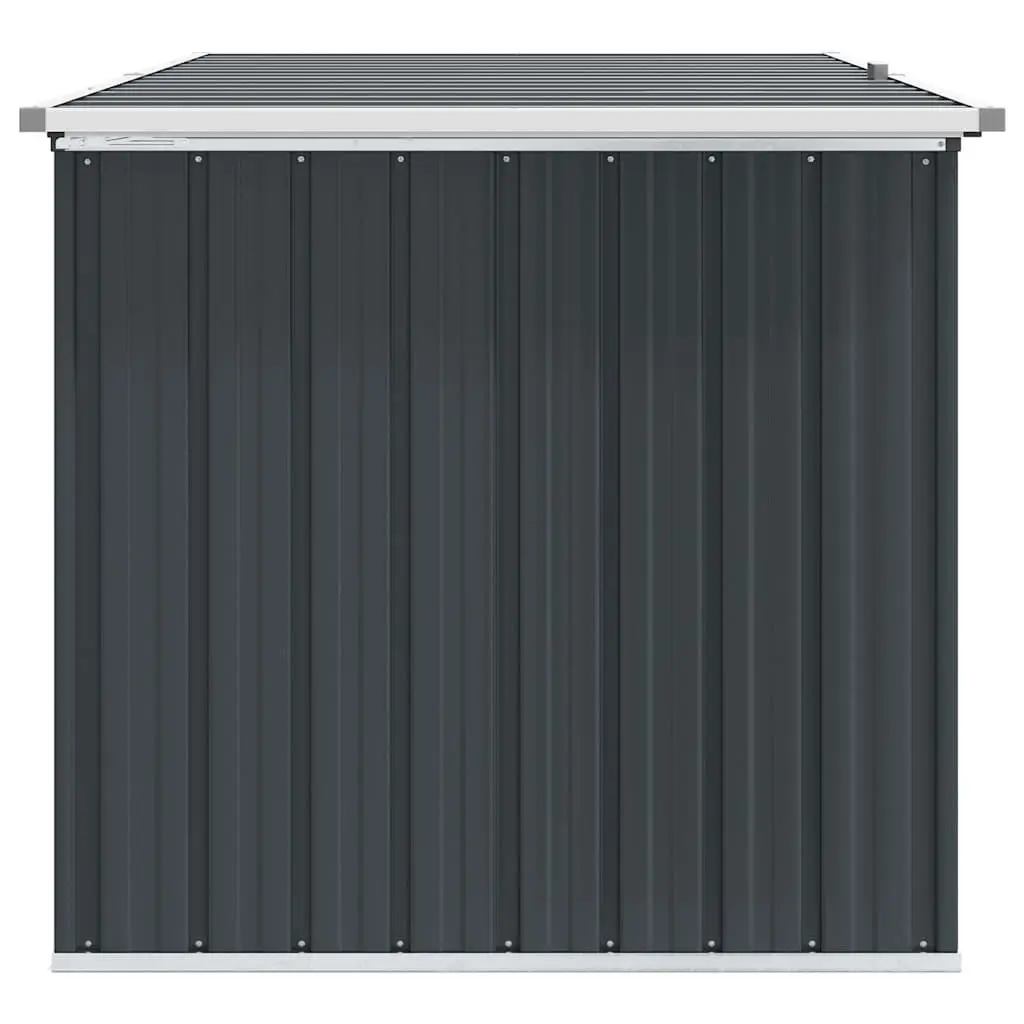 Garden Storage Box Outdoor Organizer Container 171 x 99 x 93 cm Anthracite Galvanised Steel