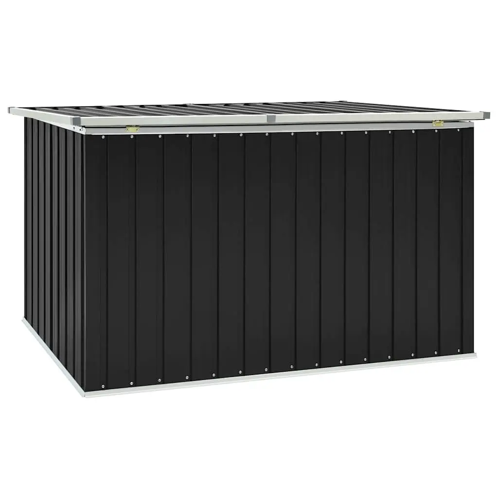 Garden Storage Box Outdoor Organizer Container 171 x 99 x 93 cm Anthracite Galvanised Steel