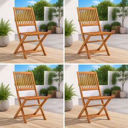 Warm and Practical: 4 Folding Outdoor Chairs