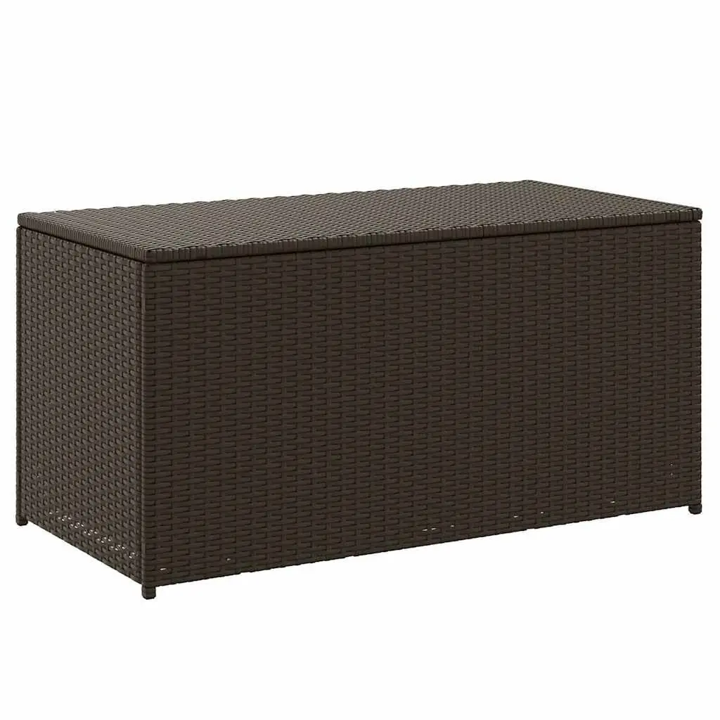 Garden Storage Box Indoor Outdoor Trunk 100x50x50cm Brown