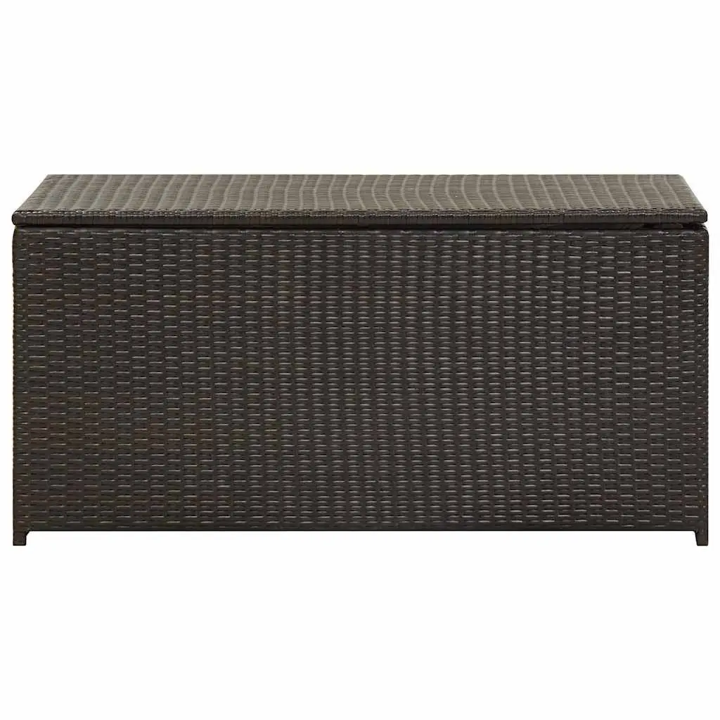 Garden Storage Box Indoor Outdoor Trunk 100x50x50cm Brown