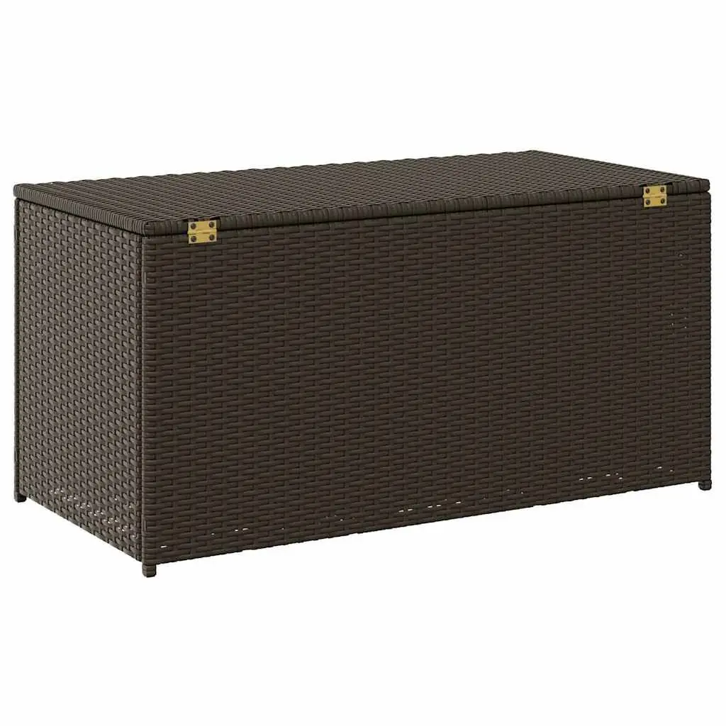 Garden Storage Box Indoor Outdoor Trunk 100x50x50cm Brown