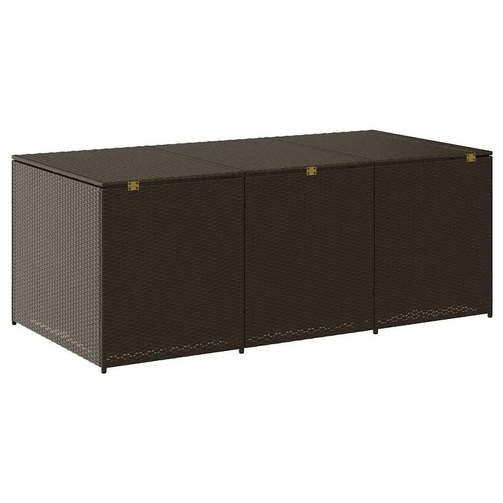 Outdoor Storage Box Garden Furniture 180x90x70cm Brown