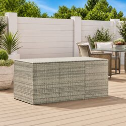 Reliable Grey Garden Storage Box 180x90x70cm