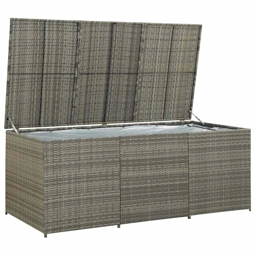 Outdoor Storage Box Garden Furniture Cushions 180x90x70cm Grey