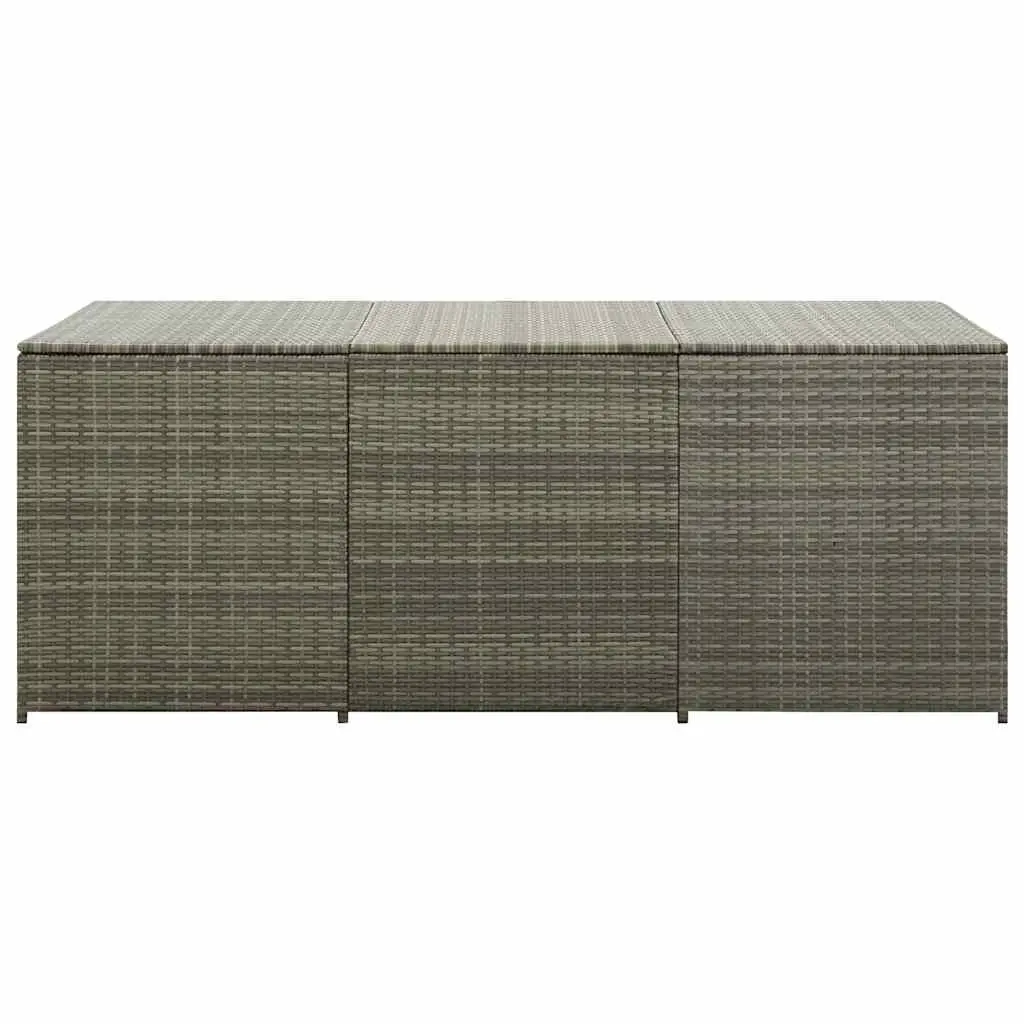 Outdoor Storage Box Garden Furniture Cushions 180x90x70cm Grey