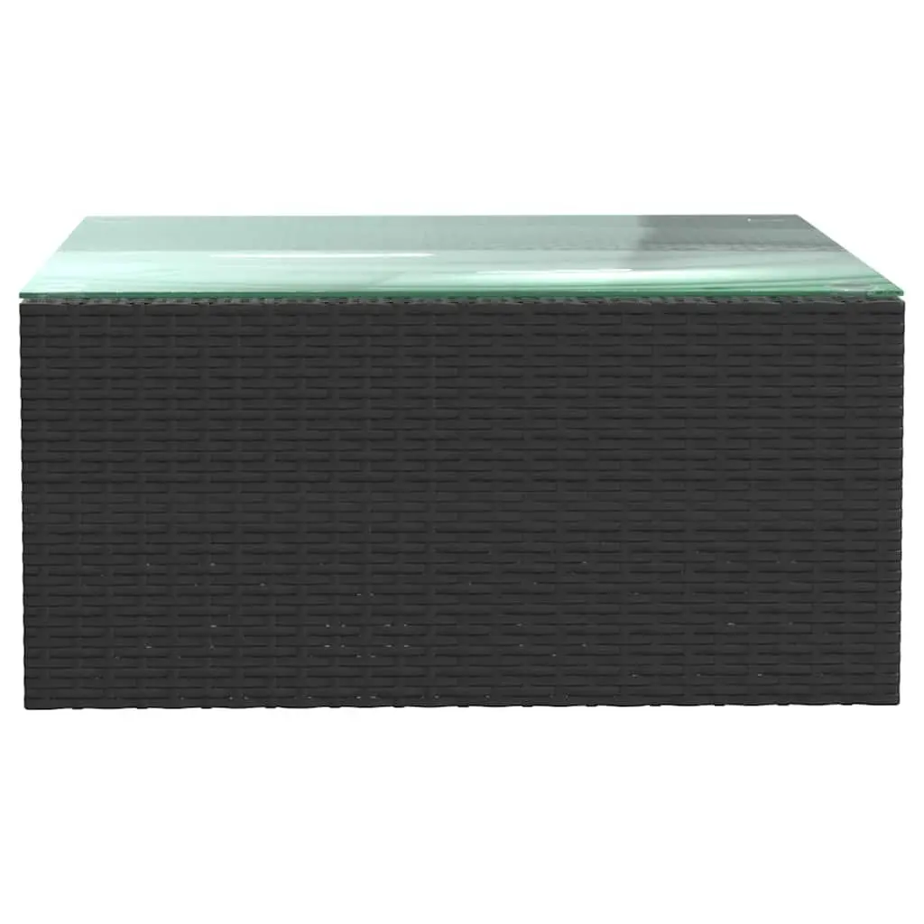 5 Piece Garden Lounge Set Outdoor Sofa Modular Black