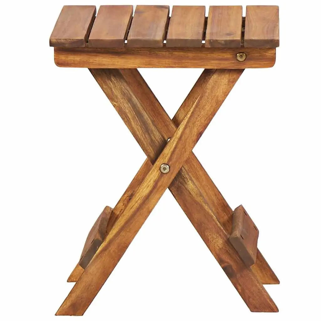 Plant Stand Indoor Outdoor 30x30x38 cm Solid Acacia Wood Brown