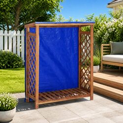 Reliable Firewood Storage Shed 105x38x115 cm for Logs