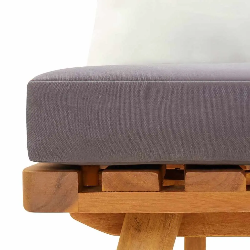 115cm Garden Bench with Cushions