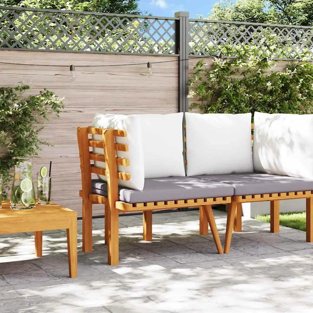 Garden Corner Sofa Outdoor Seating Unit Brown