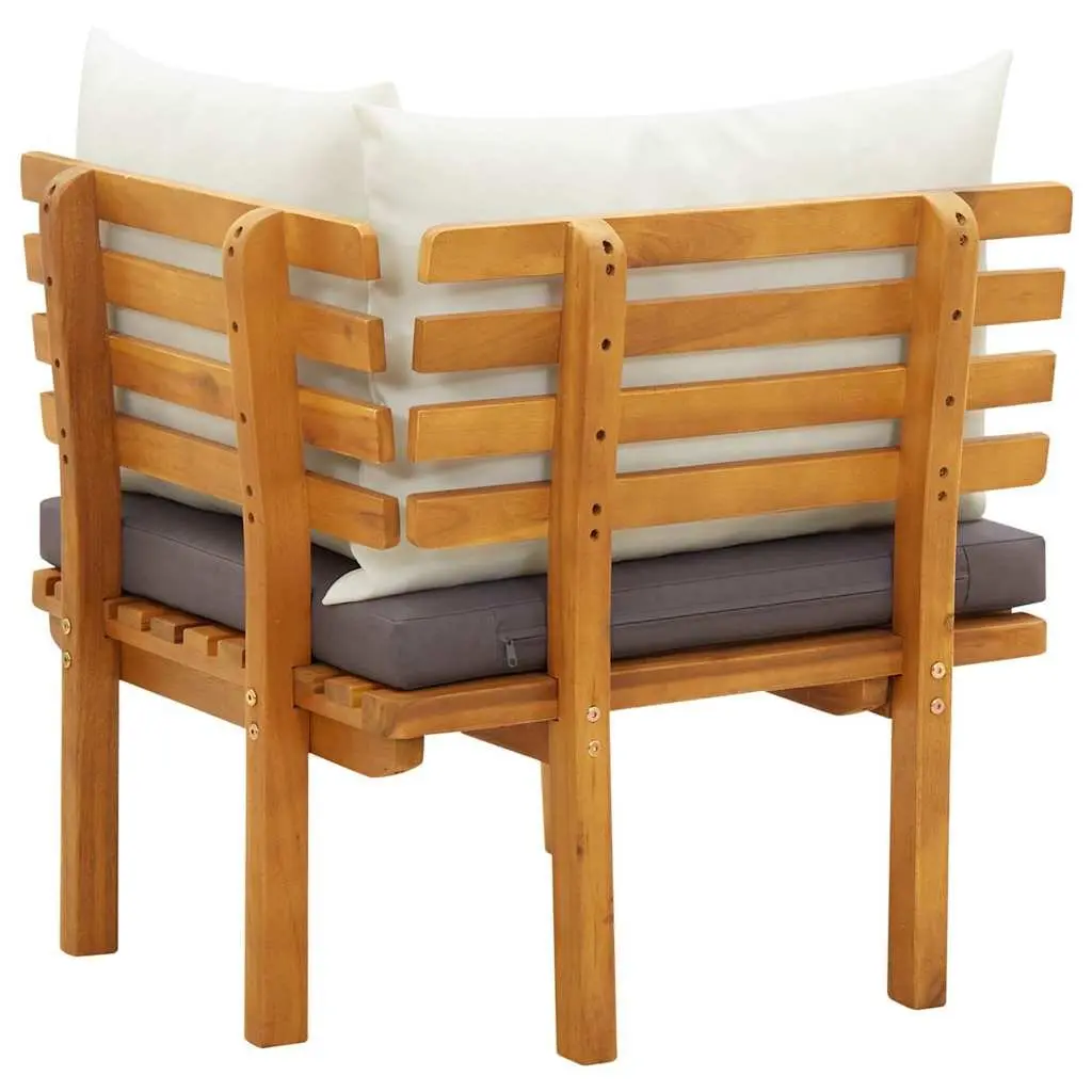 Garden Corner Sofa Outdoor Seating Unit Brown
