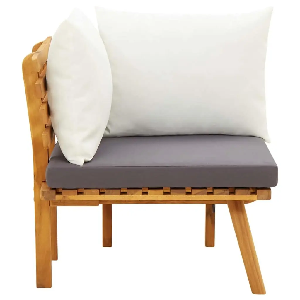 Garden Corner Sofa Outdoor Seating Unit Brown