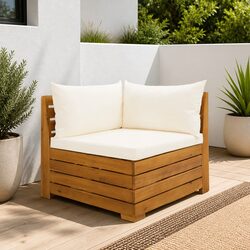 Wooden Corner Sofa: Comfort Meets Functionality