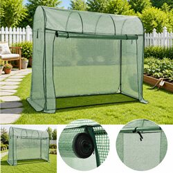 Reliable Greenhouse with Zippered Door for Gardening Ease