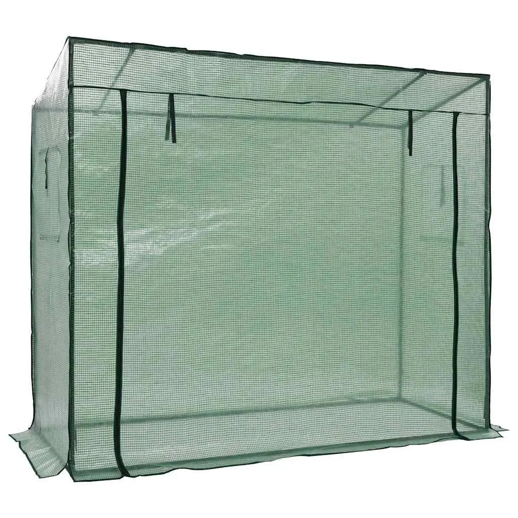 Greenhouse Portable Walk-in UV Protected 200x80x173cm Steel Frame for Garden