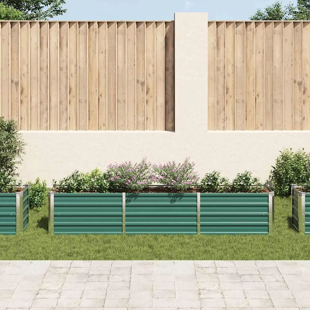 Raised Garden Bed Planter Box Outdoor Gardening 240 x 40 x 45 cm Green
