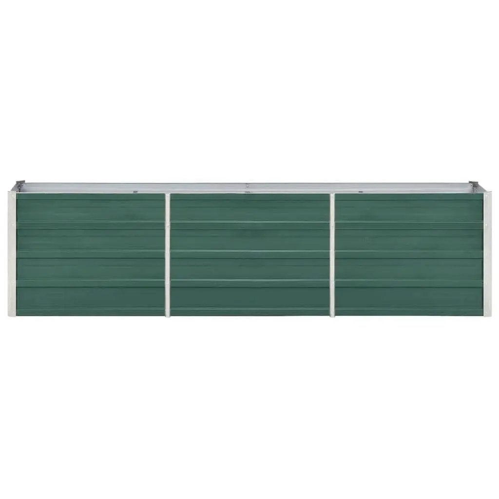 Raised Garden Bed Planter Box Outdoor Gardening 240 x 40 x 45 cm Green