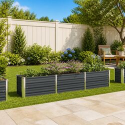 Versatile Galvanised Steel Raised Garden Bed for Your Home