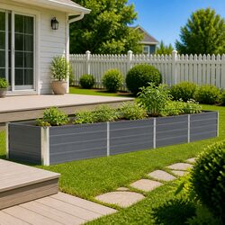 Grey Metal Raised Garden Bed - Quality and Value Combined