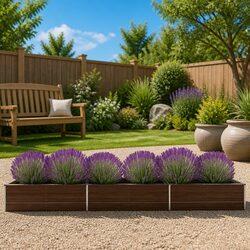 Reliable Galvanised Steel Planter for Your Garden