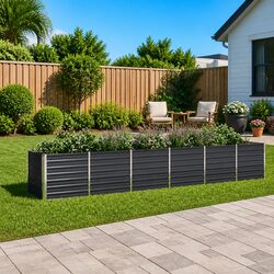 Raised Garden Bed Planter Box Outdoor Vegetables Flowers Herbs Growing Container