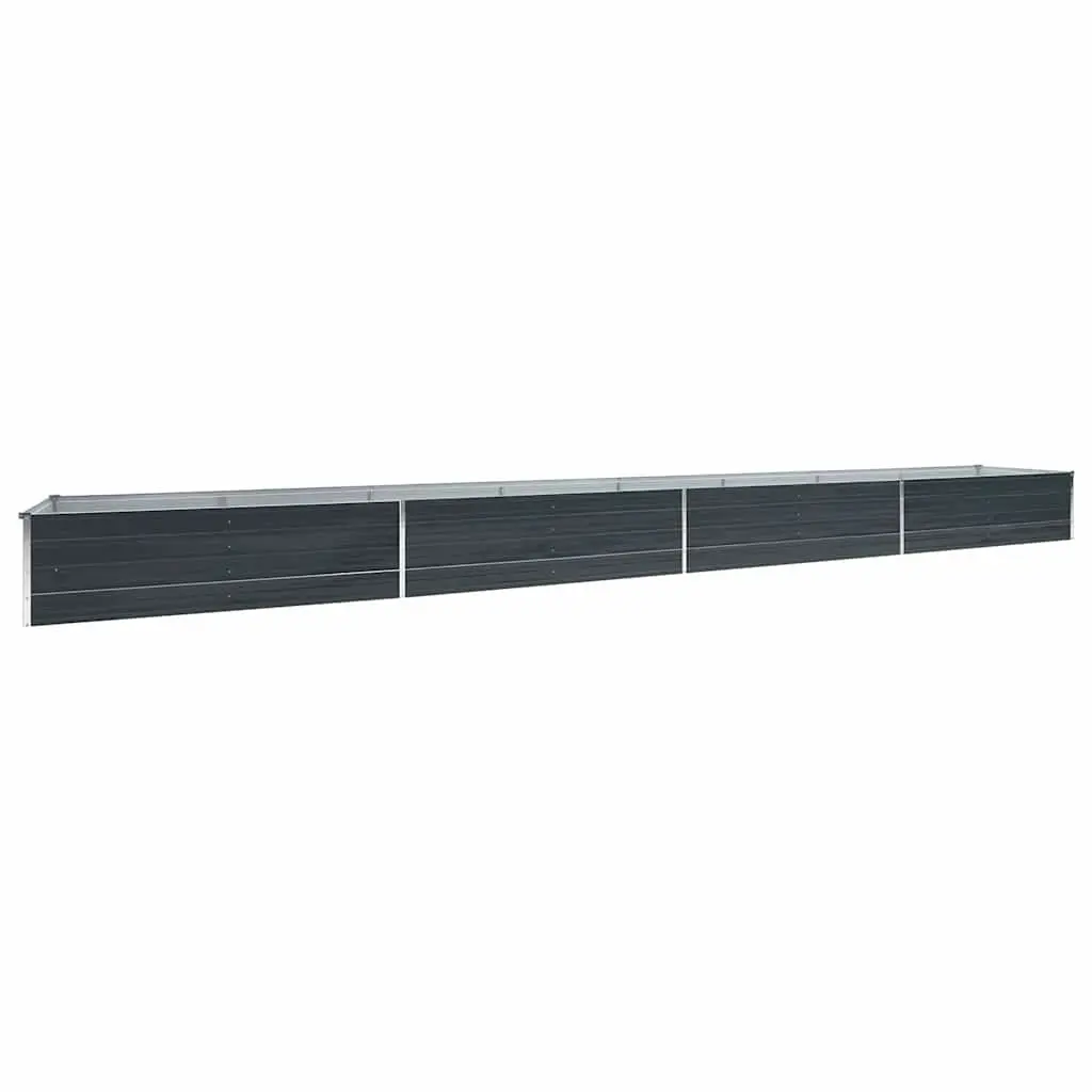 Raised Garden Bed Planter Box Outdoor Gardening Container 600 x 80 x 45 cm Anthracite