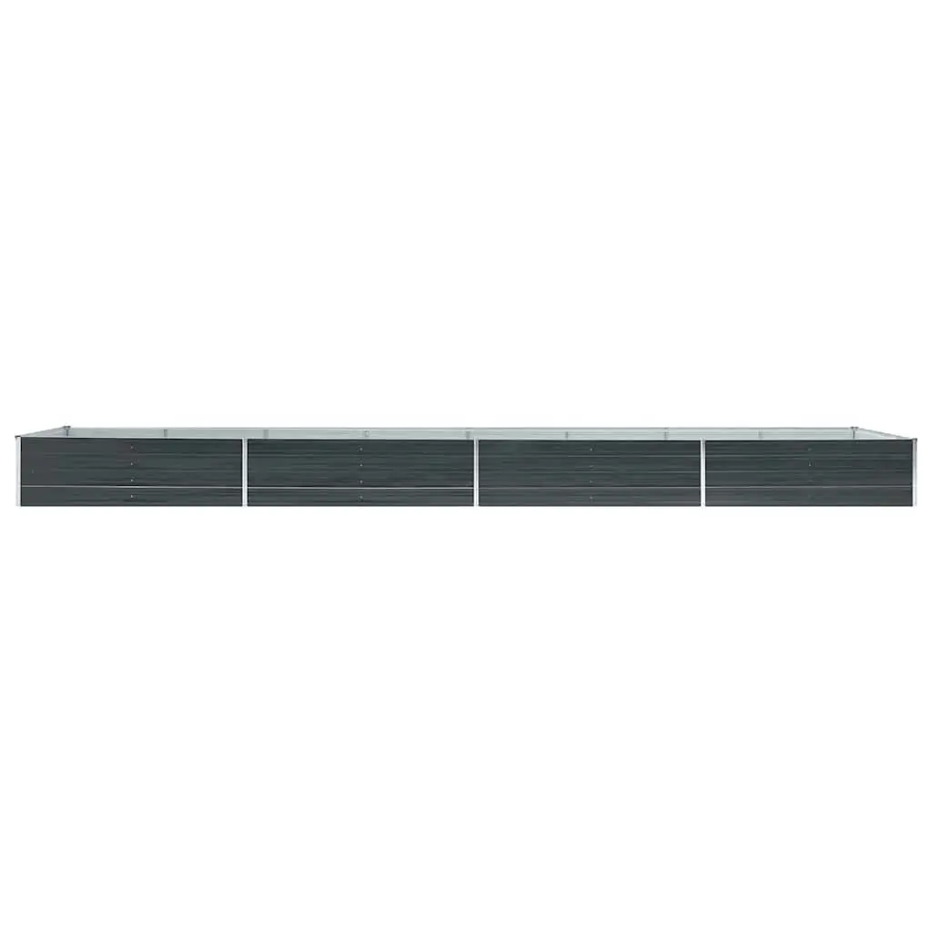 Raised Garden Bed Planter Box Outdoor Gardening Container 600 x 80 x 45 cm Anthracite