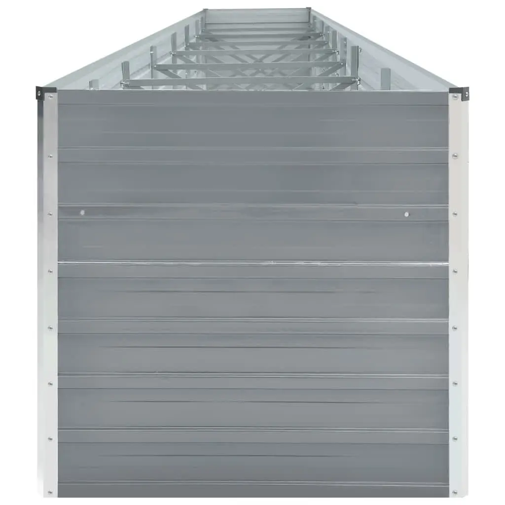 Raised Garden Bed Planter Box Outdoor Vegetable Herb Container 600x80x77cm Grey