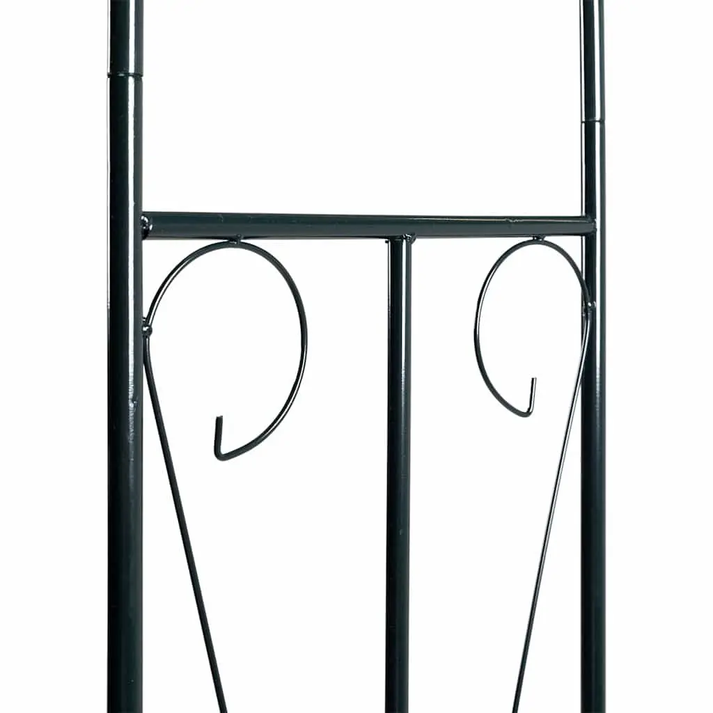 Garden Arch Outdoor Arbour Climbing Plants 142 x 37 x 275 cm Dark Green