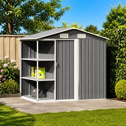 Reliable Grey Garden Shed for Your Outdoor Storage Needs