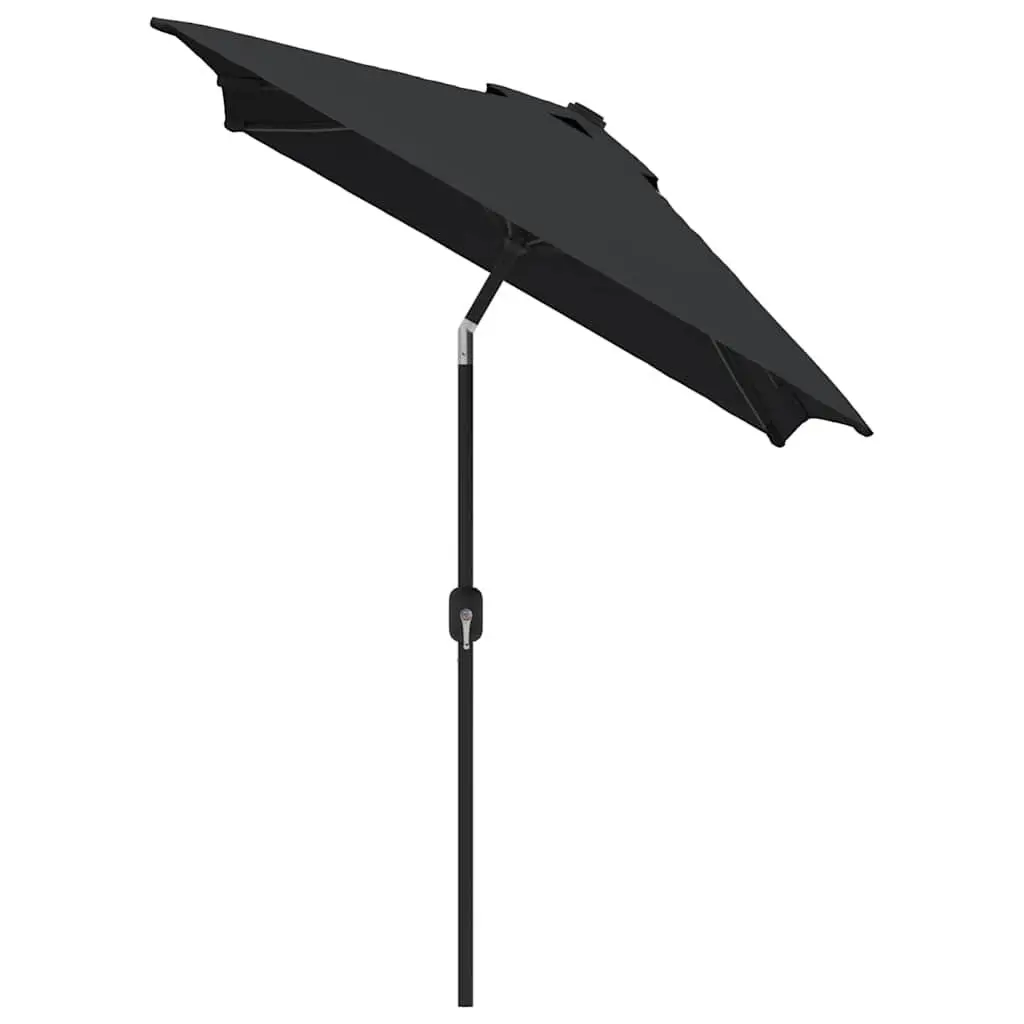 Garden Parasol Outdoor Sunshade 300x200cm Black Foldable