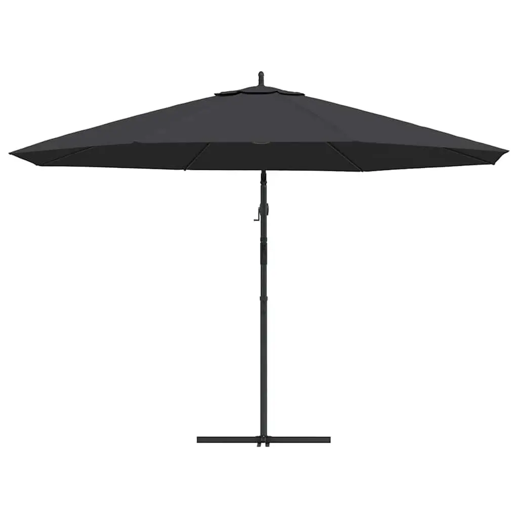 Cantilever Garden Parasol Outdoor Sunshade Umbrella 350cm Black
