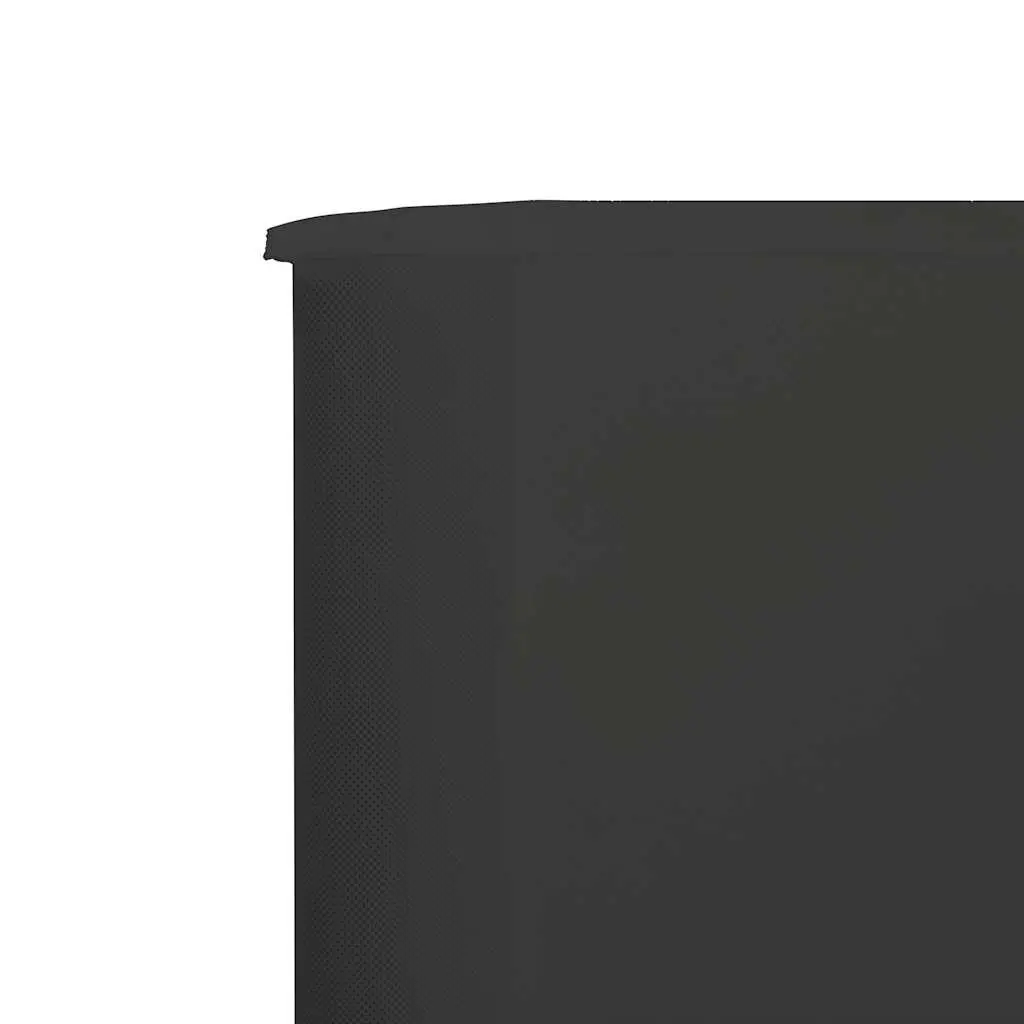 9-Panel Folding Wind Screen Outdoor Garden Shelter Anthracite 1200x80cm
