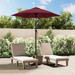 Reliable Red Burgundy Parasol: Functional and Stylish