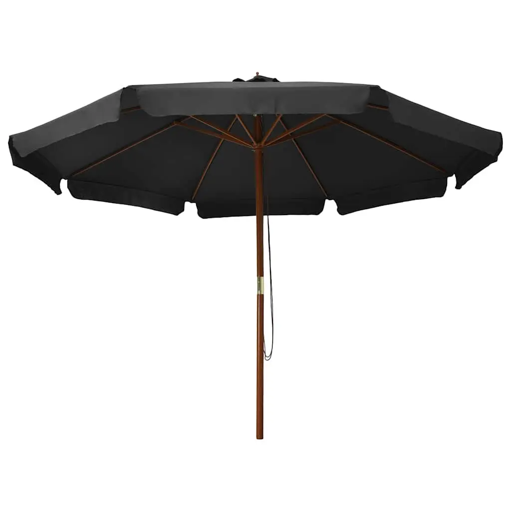 Garden Parasol Outdoor Umbrella 330cm Anthracite Shade
