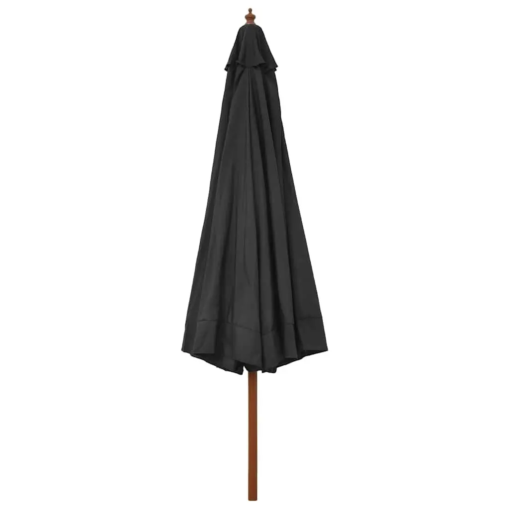 Garden Parasol Outdoor Umbrella 330cm Anthracite Shade