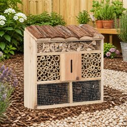 Reliable Wooden Insect Hotel for Gardens and Wildlife