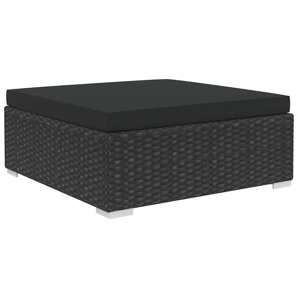 Outdoor Garden Lounge Set 7 Piece Poly Rattan Sofa Patio Furniture with Cushions