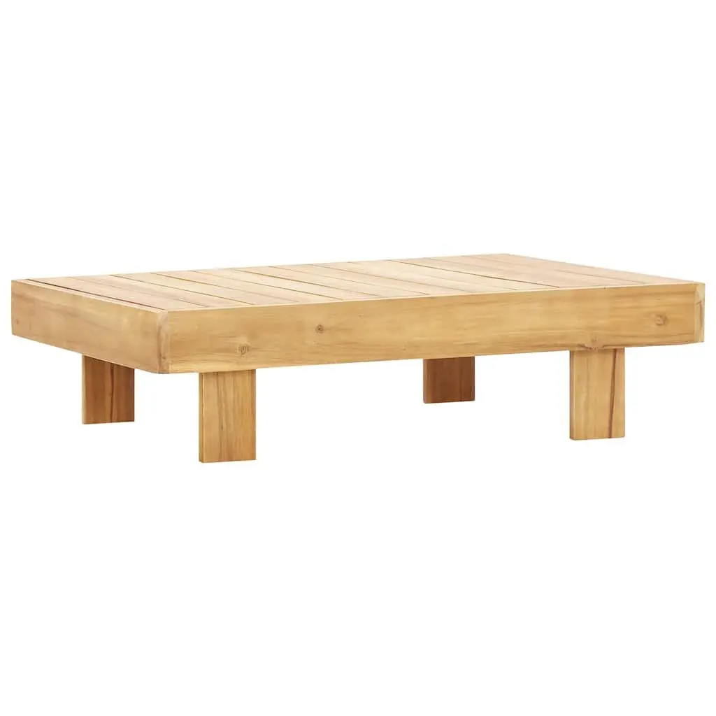 Solid Wood Coffee Table 100x60x25 cm Outdoor Indoor Living Room Furniture