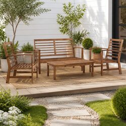 Comfort and Value: 4 Piece Garden Lounge Set