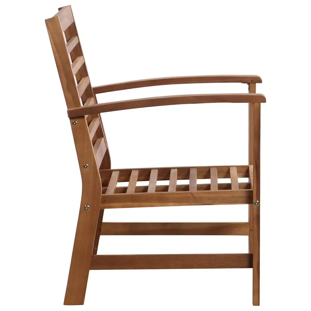 Garden Lounge Set 4 Piece Outdoor Furniture Sofa Bench Chairs Brown