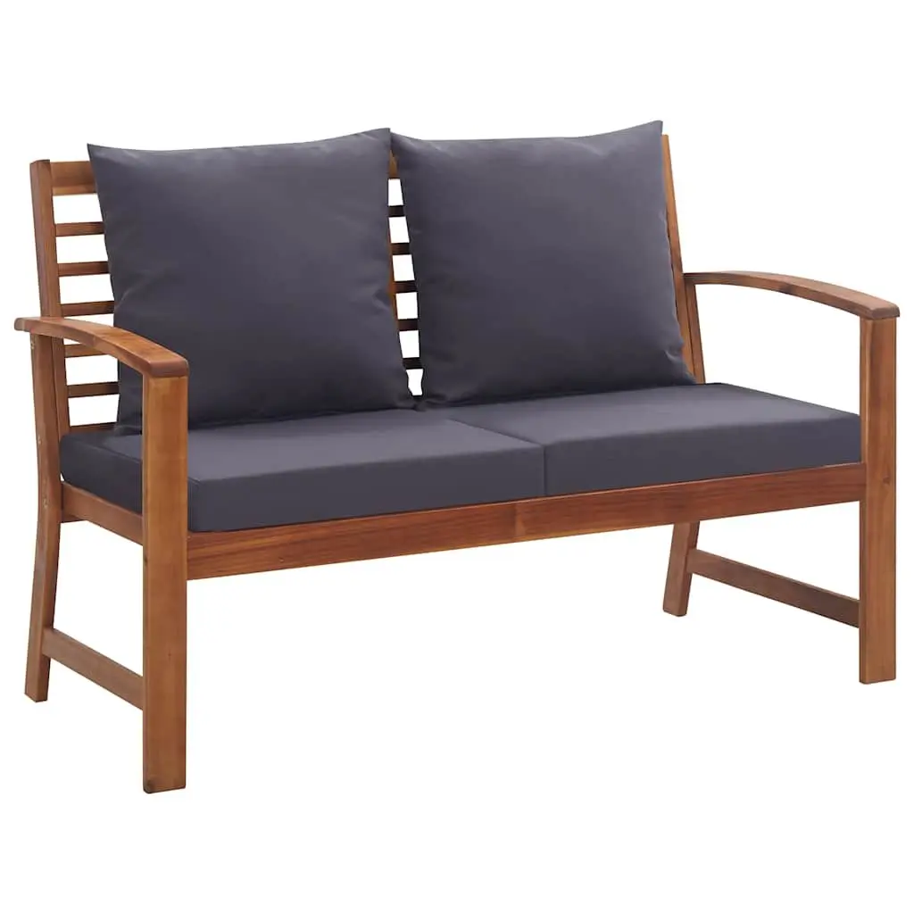 Outdoor Lounge Set 4 Piece Garden Furniture Grey Patio Sofa