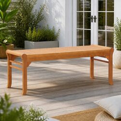Affordable 120cm Wooden Bench for Outdoor Use