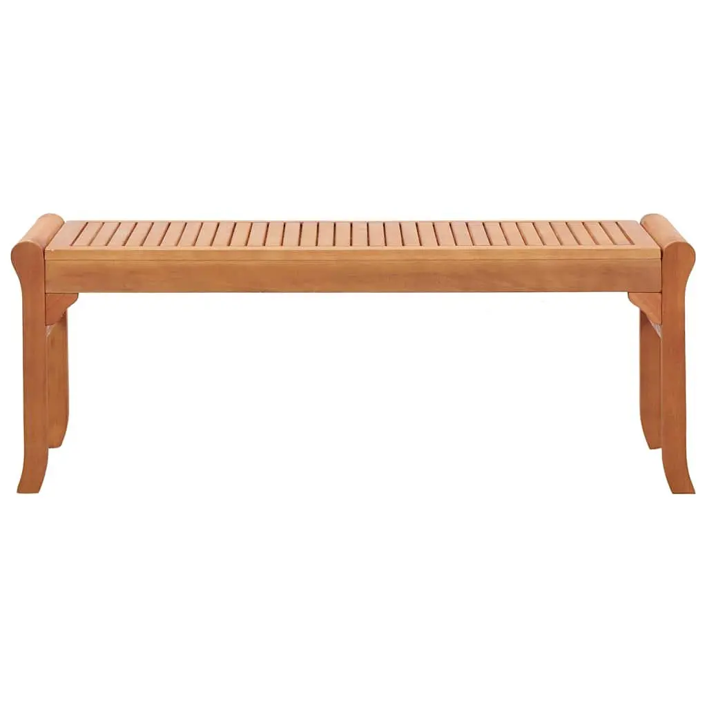 Wooden Bench Outdoor Seating 120cm Brown