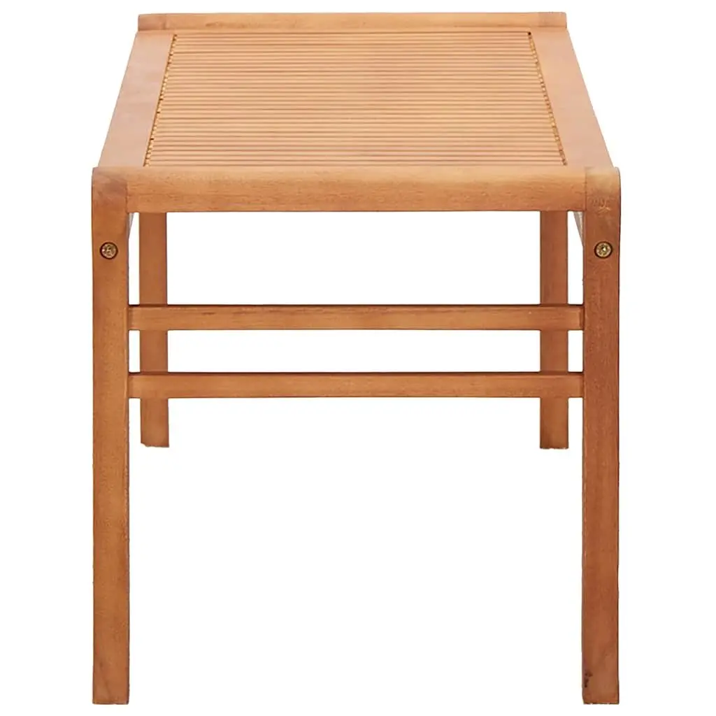 Wooden Bench Outdoor Seating 120cm Brown