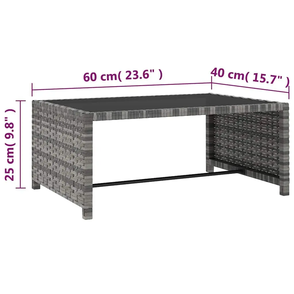 Reclining Lounge Set with Cushions and Table
