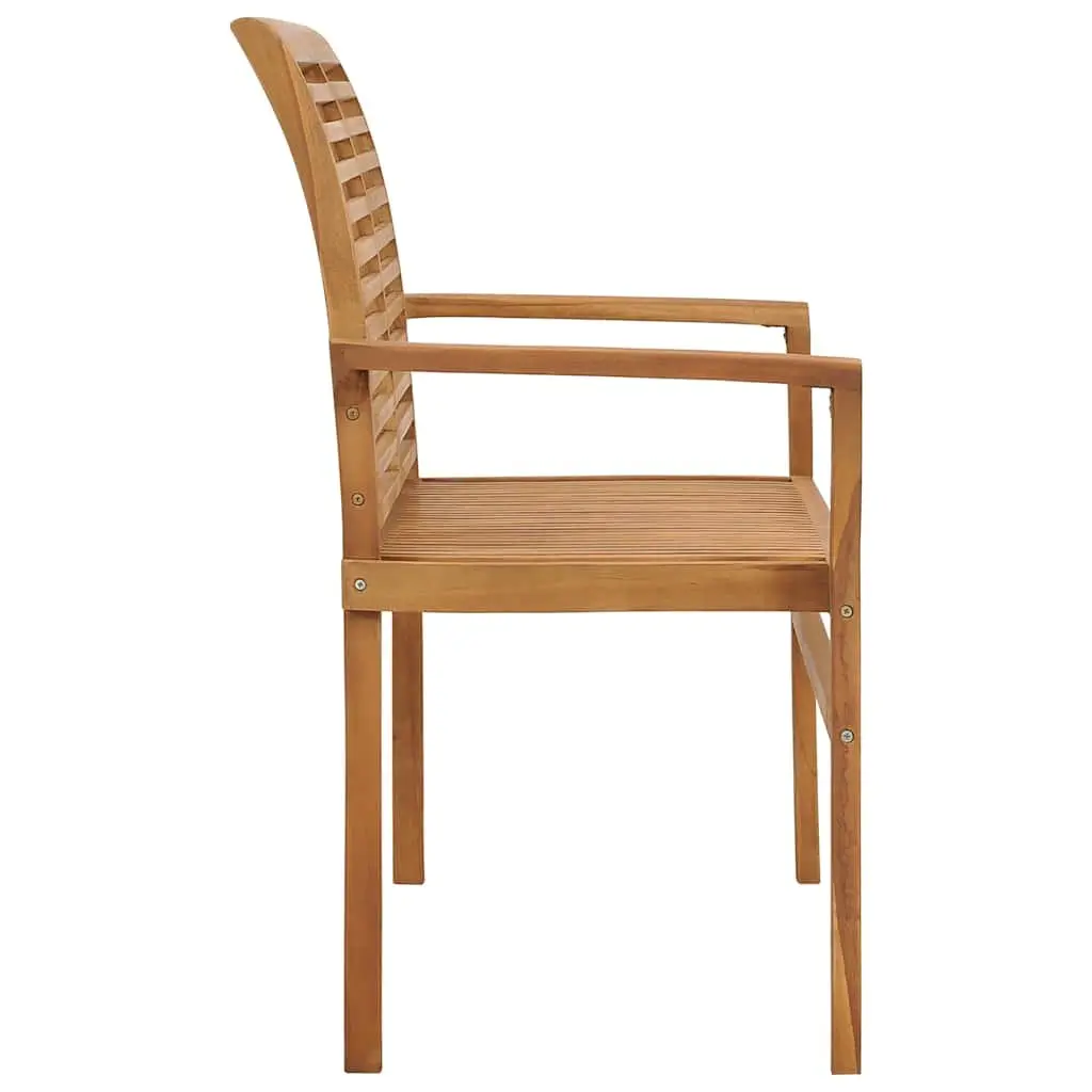 Outdoor Garden Bench 112cm Teak Wood Patio Seating Brown