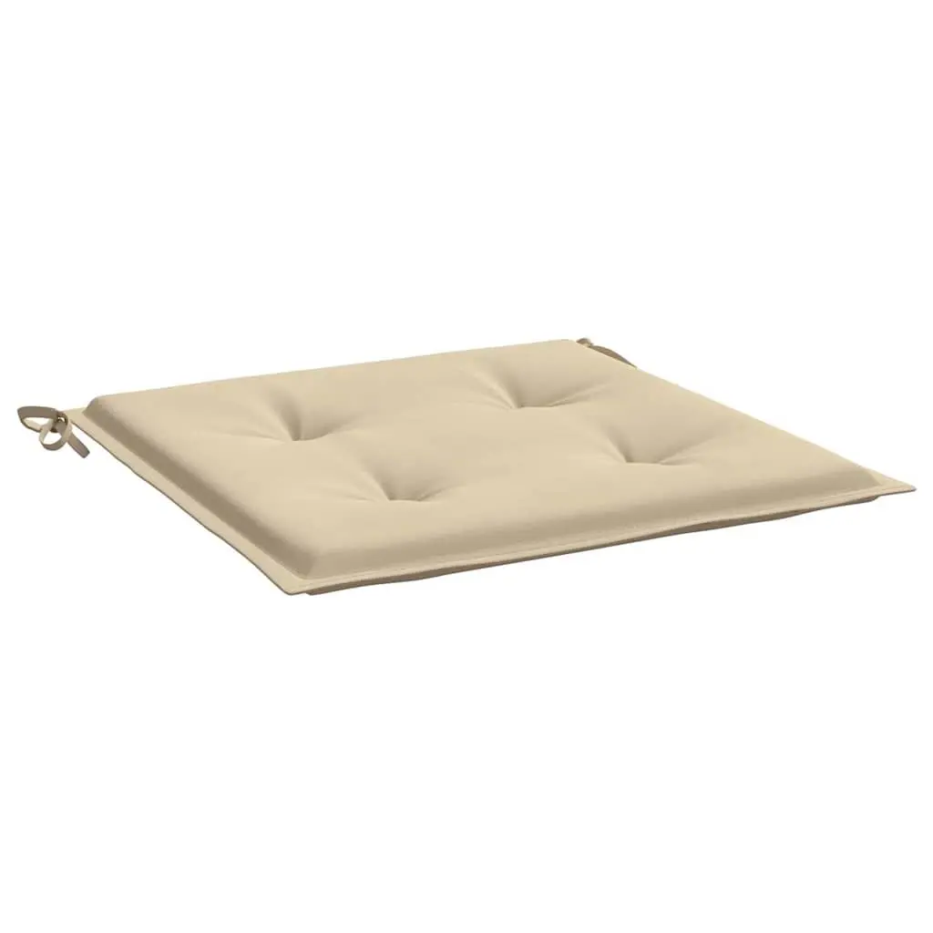 Garden Chair Cushions Outdoor Seat Pad 40x40x4 cm Beige 4 Piece