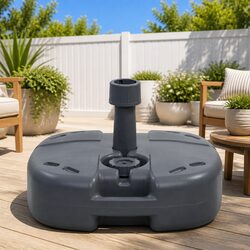 Reliable Lightweight Umbrella Base in Grey